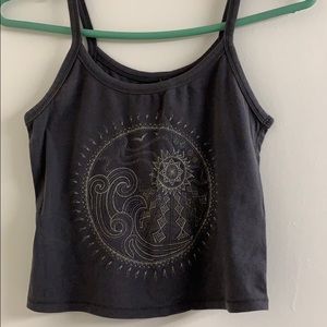 Gray Tank / Crop Top